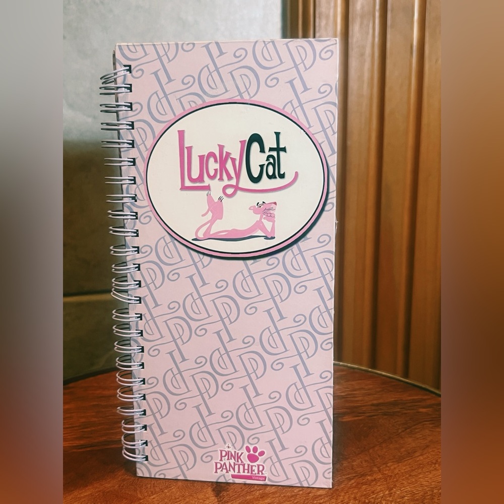 Pink Panther Lucky Cat Spiral Notebook 2007 Not Used
Leap Year Publishing